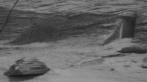 O „poartă” pe Marte a fost fotografiată de roverul Curiosity