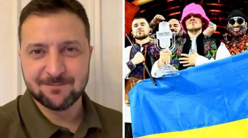 Eurovision: Zelensky speră ca ediția din 2023 se va organiza la Mariupol, Marea Britanie îi promite sprijin