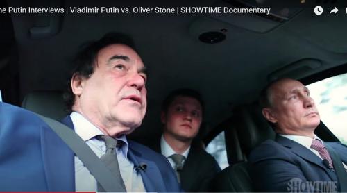 Putin „a învins” cancerul dar „a căzut în această capcană întinsă de Statele Unite", spune regizorul Oliver Stone