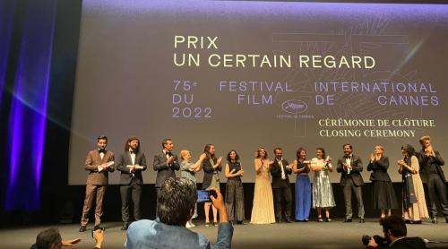 Regizorul ”Metronom”, Alexandru Belc, Premiu pentru Cel mai bun regizor în cadrul secțiunii Un Certain Regard, Cannes 2022
