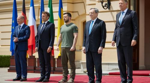 Franța, Germania, Italia și România au convenit asupra statutului de candidat „imediat” al Ucrainei la aderarea la UE