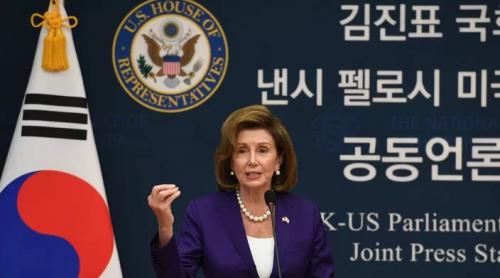 Coreea de Sud: Pelosi este așteptată la granița cu Coreea de Nord