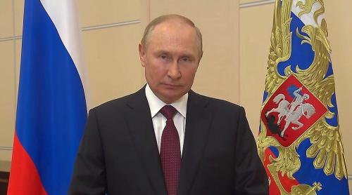 Putin: Rusia va urma o politică care să corespundă intereselor sale