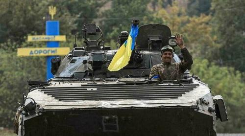 Ucraina spune că a recucerit peste 3.000 km2 de teritoriu în estul Ucrainei și că se află la 50 km de granița cu Rusia