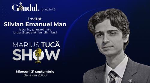 Marius Tucă Show – ediție specială. Invitați: Silvian Emanuel Man și Adrian Oianu  - video