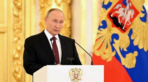 Președintele rus a denunțat marți dorința de „hegemonie” americană și a indicat că Rusia nu se va abate de la „traiectoria sa suverană”.