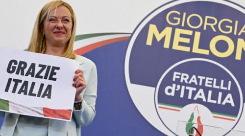 Georgia Meloni: „Vom guverna pentru toți italienii”