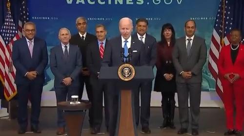 Biden, Fauci și liderii marilor farmacii din SUA: „Suntem aici cu un mesaj simplu: vaccinează-te, actualizează-ți vaccinul împotriva COVID”
