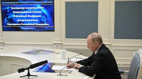 Putin: riscul unui conflict mondial este „mare”, avem dovezi despre planurile Kievului pentru „bomba murdară”