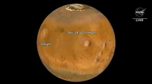 NASA: un meteorit de câteva sute de tone s-a prăbușit pe Marte