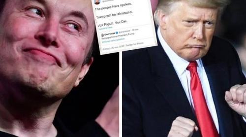 Reacțiile la reactivarea lui Donald Trump pe Twitter: De la "Bine ai venit" la "Sunt dezgustat"