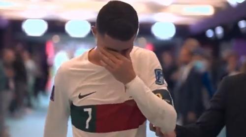 În lacrimi, Cristiano Ronaldo părăsește singur terenul înaintea coechipierilor