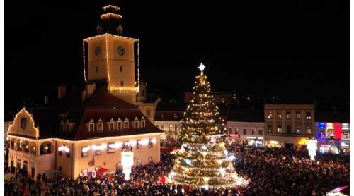 Bradul de Crăciun din Brașov a fost inclus într-un top al celor mai frumoși brazi din Europa