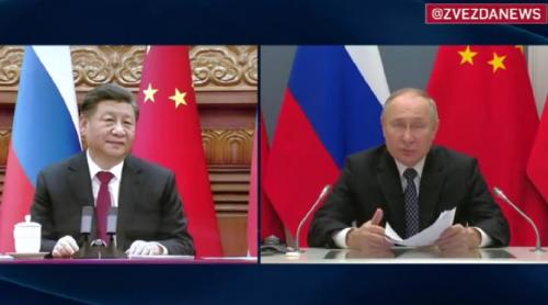 Vladimir Putin i-a spus lui Xi Jinping că dorește să consolideze cooperarea militară ruso-chineză