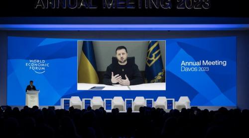 Zelensky la Davos: „Războiul nu ia o întorsătură pozitivă”