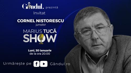 Marius Tucă Show începe luni, 30 ianuarie, de la ora 20.00, live pe gândul.ro