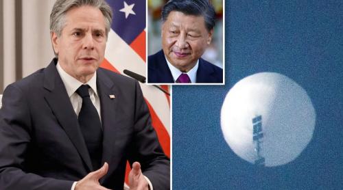 Antony Blinken își amână vizita în China din cauza balonului spion