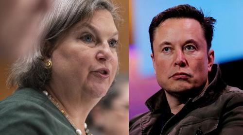 Elon Musk o acuză pe Victoria Nuland că vrea escaladarea războiului din Ucraina