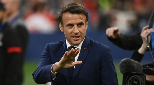 Suporterii echipei Franței au cerut demisia președintelui Emmanuel Macron în timpul meciului Franța-Olanda 