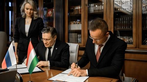Ungaria și Rusia semnează acorduri energetice 