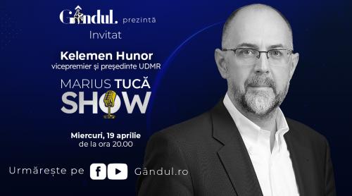 Marius Tucă Show începe miercuri, 19 aprilie, de la ora 20.00, live pe gândul.ro. Invitați: Kelemen HUNOR și Victor PONTA (VIDEO)