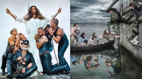 Isus și apostolii săi LGBT: O expoziție woke la Parlamentul European stârnește furie