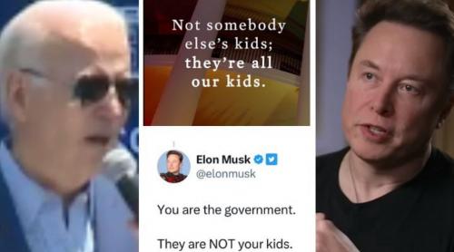 „Nu sunt copiii tăi”: Elon Musk îl critică pe Biden pentru afirmația că copiii LGBTQI+ sunt „toți copiii noștri”