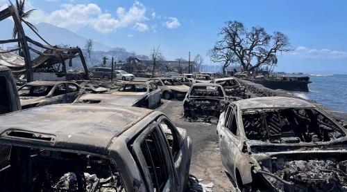 Guvernatorul Hawaii spune că încălzirea globală e de vină pentru incendiile care au distrus un oraș întreg