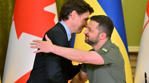 Zelensky către Trudeau: „Nu mă îndoiam că vei alege tabăra libertății și justiției”