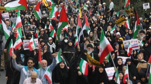 Manifestații în sprijinul palestinienilor în Amman, Beirut, Bagdad și Teheran