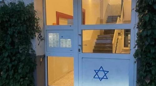 Berlin: Steaua lui David a fost desenată pe ușile unor case unde locuiesc evrei