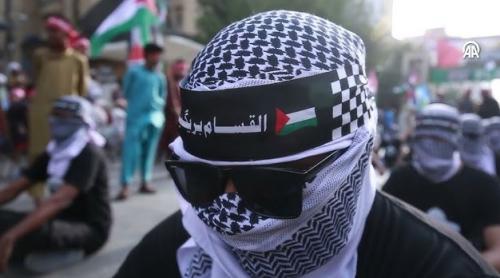 Demonstrație de pro- Palestina și împotriva Israelului la Madrid