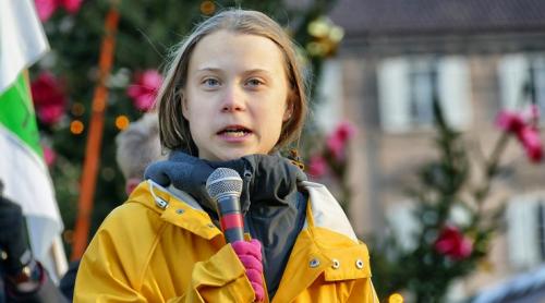 Greta Thunberg distribuie un apel anti-Israel