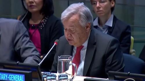 Șeful ONU spune că este „șocat” de „interpretările greșite” ale declarației sale cu privire la Israel