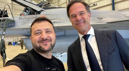 Avioanele de luptă F-16 destinate Ucrainei vor ajunge în România „în decurs de două săptămâni”, spune premierul olandez
