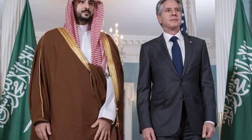 SUA și Arabia Saudită au discutat despre eforturile pentru „pace durabilă între israelieni și palestinieni”
