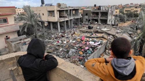 În Gaza devastată, armata Israelului domnește peste ruine și tăcere