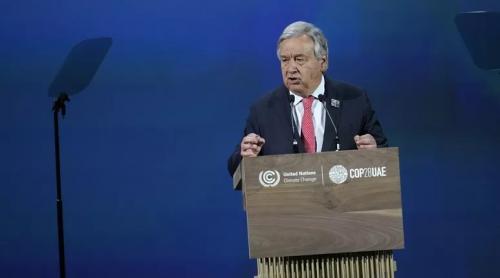 Șeful ONU solicită încetarea focului în Gaza și spune că situația actuală este o amenințare la adresa păcii și securității globale
