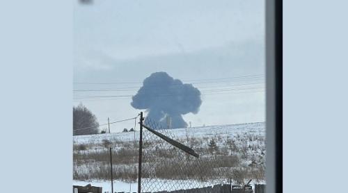 Un avion militar rus s-a prăbușit cu 65 de prizonieri ucraineni la bord