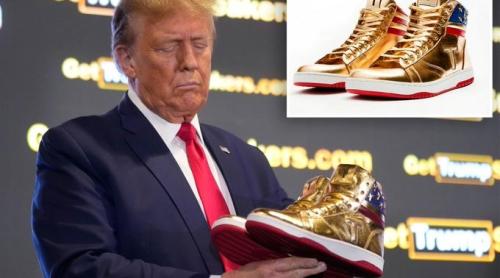 Donald Trump lansează un brand de pantofi sport „destinat adevăraților patrioți”