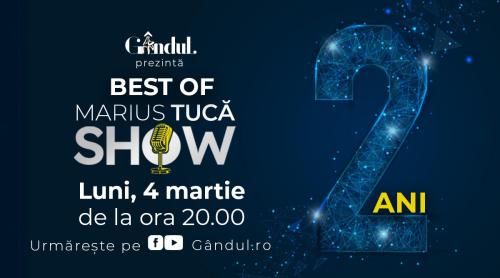 Marius Tucă Show începe luni, 4 martie, de la ora 20.00, pe gandul.ro. (VIDEO)