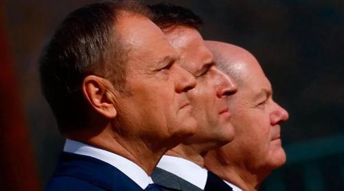 Macron: Franța, Germania și Polonia au convenit să „nu ia niciodată inițiativa escaladării razboiului”
