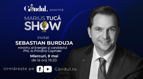 Marius Tucă Show începe miercuri, 8 mai, de la ora 19.20, live pe gândul.ro. Invitat: Sebastian Burduja (VIDEO)