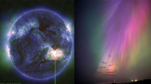 Furtună solară „extremă”: aurore boreale sublime au luminat cerul