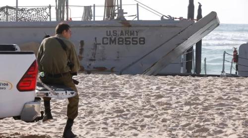 Mai multe nave americane au eșuat în apropierea portului artificial de ajutor din Gaza