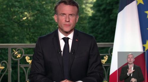 Emmanuel Macron anunță dizolvarea Parlamentului