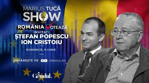 Marius Tucă Show începe duminică, 9 iunie, de la ora 18.00, live pe gândul.ro. România votează!