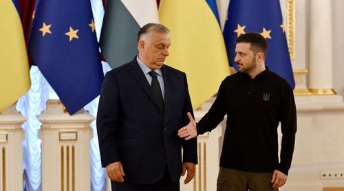 Zelensky i-a cerut lui Viktor Orban să se „alăture” eforturilor de pace ucrainene