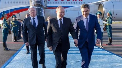Xi Jinping și Vladimir Putin se află în Kazahstan pentru un summit regional sub semnul „multipolărității”.