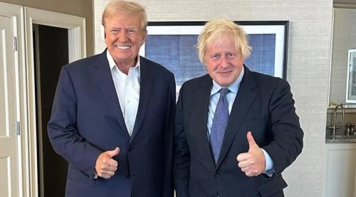 Boris Johnson îl îndeamnă pe Trump să sprijine Ucraina